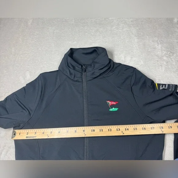 NWT Peter Millar Women’s Company Embroidered Lauren Black Full Zip Jacket Medium - Picture 7 of 14